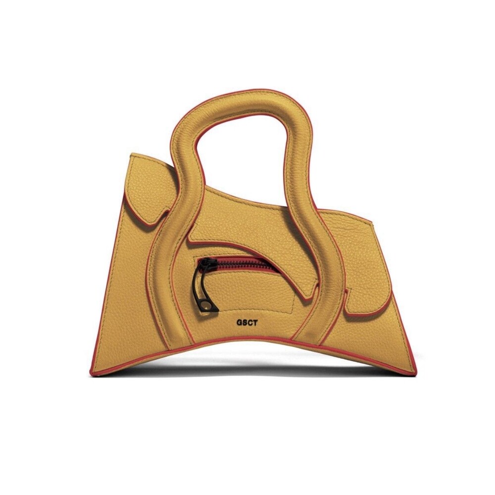 MSCHF Global Supply Chain Telephone GSCT Saffron Handbag Crossbody Retail: $650